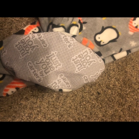 Carters fleece toddler onesie pjs - Picture 2 of 2